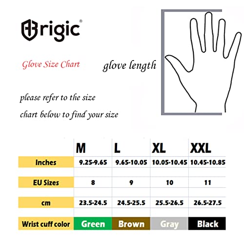 Brigic Work Gloves For Men And Women Cut Resistant Work Gloves With Pu Coated Palm, Safety Grip Work Gloves For Construction, 9 (L) 3 Pairs #TOP5