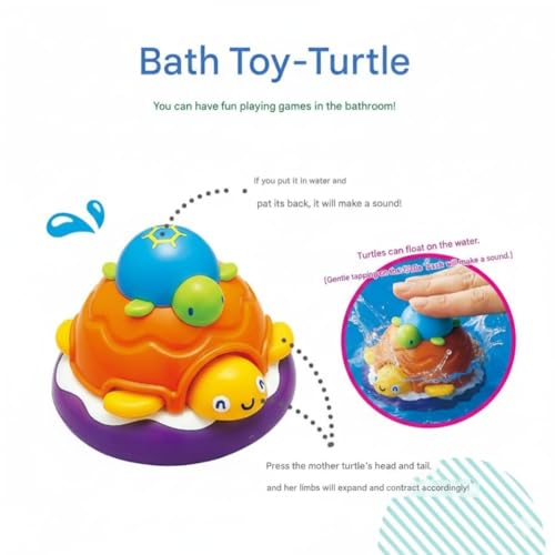 Image of Toybharat Action Turtle (Set of 2) is a Friction-Powered Toy for Kids Aged 2-6. Just Push and Release to Watch it Zoom Ahead! Safe, Colorful, and Fun-Perfect for Active Toddlers and Explorers.