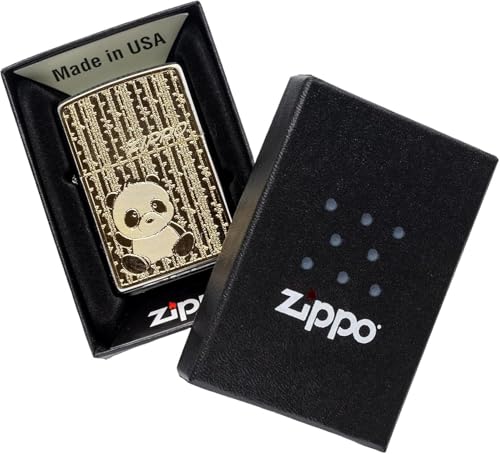 Encendedor Zippo Regular Panda Metal Plate miniatura 6
