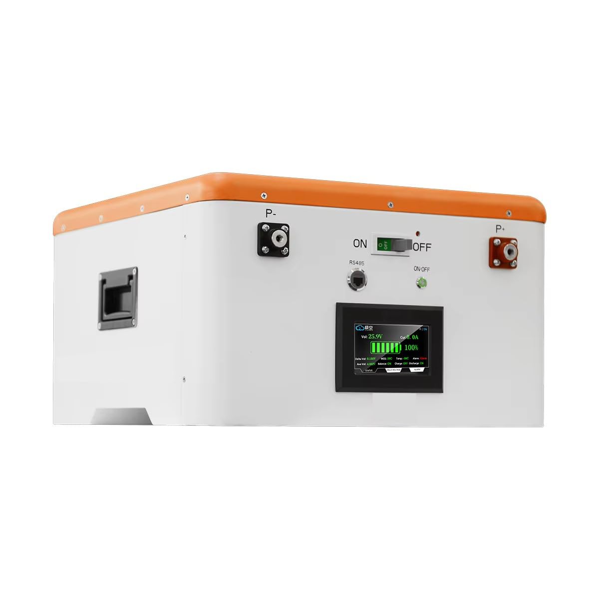 Kit Batteria per Impianto Fotovoltaico 25,6V 280Ah/314Ah/320Ah LiFePO4 Senza Celle, Pacco Batteria 24V con BMS, Espandibile fino a 16 Unità, Accumulo Solare, Off-Grid, Emergenza