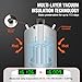 Happybuy 20L Liquid Nitrogen Tank, Aluminum Alloy LN2 Dewar with 6 Canisters, Carry Bag & Straps, Cryogenic Tank for Beauty Industry, Semen Preservation & Scientific Use