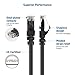 Cable Matters 10Gbps Snagless Cat 6 Ethernet Cable - 50ft, Cat 6 Cable, Cat6 Cord, Ethernet Cord, Black