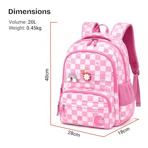 Image of Nasher Miles Polyester Backpack | Ideal for Preschool, Kindergarten, College, School, Office& Travel | Toddler, Girls, Boys, Men, Women