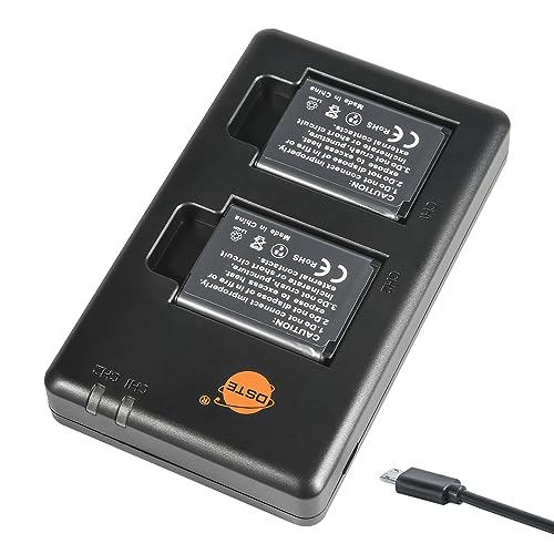 Batterie EN-EL19 pour Coolpix : pack de 2 avec chargeur double