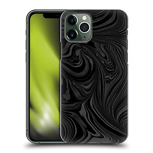 Coque iPhone 11 Pro LebensArt marbre noir rigide dos
