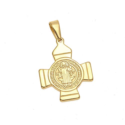 Pendentif 24 pouces et son collier assorti en ton or brillant pour homme et femme