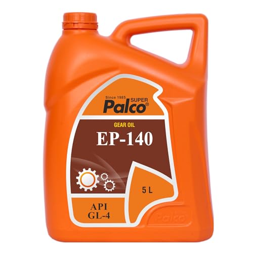 Image of PALCO EP 140 Extreme Pressure Gear Oil 5 Litre (Pack 1) | API GL 4 Gear Oil for Cars, Bus & Other Heavy Vehicle High Performance Heavy-Duty for Smooth Transmissions, Superior Protection
