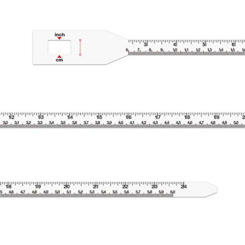 Cinta métrica para medir cabeza de bebé 60 cm 3 piezas miniatura 4
