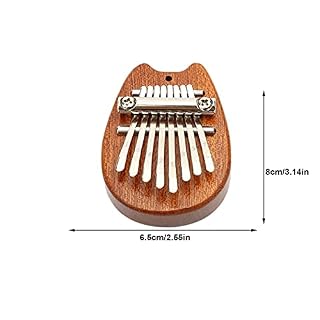 Teckey Kalimba Thumb Piano, Portable Mini Flat Board Kalimba, Acajou en Bois Fait Main Mbira Finger Piano Instrument de… - Les Beatles, Paul McCartney, John Lennon, RIngo Starr, George Harrison Teckey Kalimba Thumb Piano, Portable Mini Flat Board Kalimba, Acajou en Bois Fait Main Mbira Finger Piano Instrument de… – Image 2
