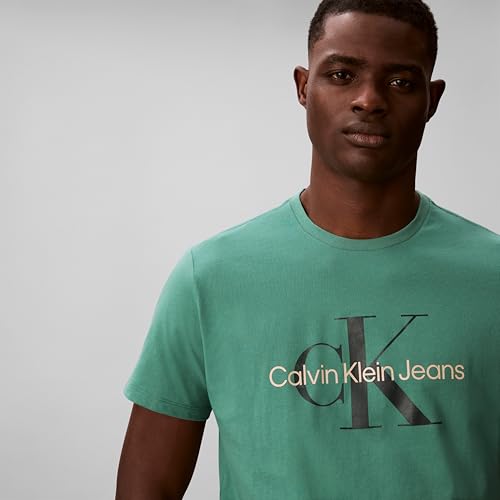 Image of Calvin Klein Men's Monogram Logo Crewneck T-Shirt