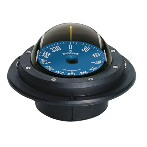 Brújula Ritchie RU-90 Voyager Flush Mount Negra