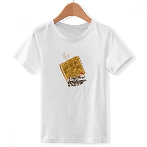 Kaya Toast Singapour t-shirt multicolore enfant pour les sorties culturelles
