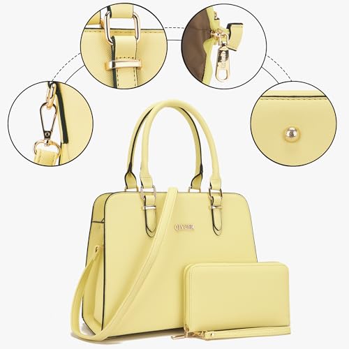 Qiyuer Purse For Womens Purses And Handbags Satchel Wallet Sets Work Tote Bags - Thumbnail 6