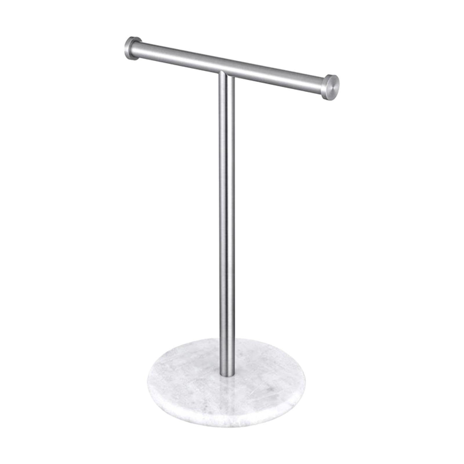 Toallero multifuncional duradero con soporte de acero inoxidable para baño