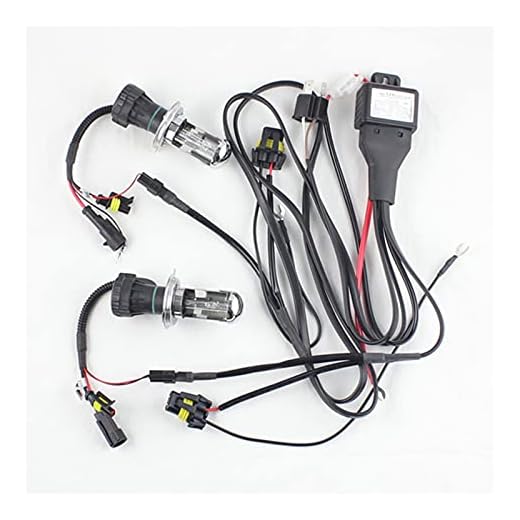 PETER LI H4 BI Xenon-strålkastare GÖMDE SIG Xenon Lampa H4 HI/LO Headlamp Relä Kabeldragning Harness Fit For H4 Xenon Lamp
