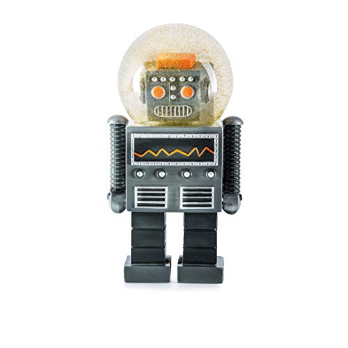 DONKEY Summerglobe The Giant Robot 330452 Snow Globe Glitter Glass Polyresin Water Size: Approx. 22 x 8.5 x 7.5 cm