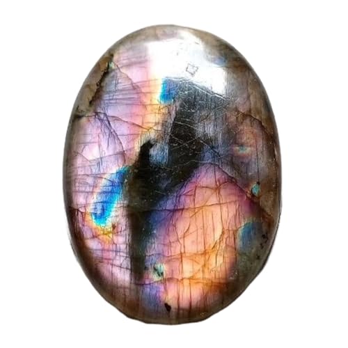 Labradorite pour fabrication de bijoux en vrac 47mm, cabochon bague et pendentif