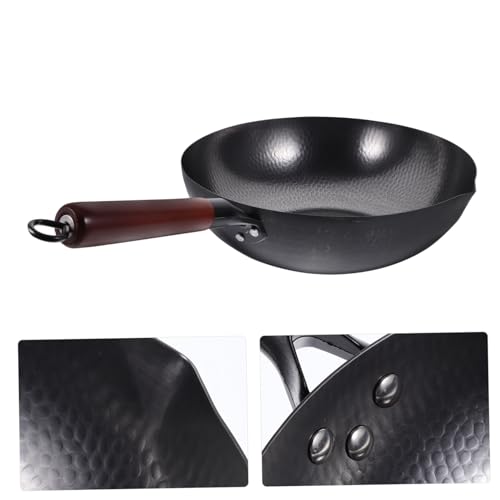 Wok de Hierro Fundido Mobestech Antiadherente 3.23 lb miniatura 2