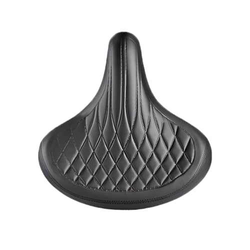 Selle de vélo en cuir respirant au design élégant et finitions vintage