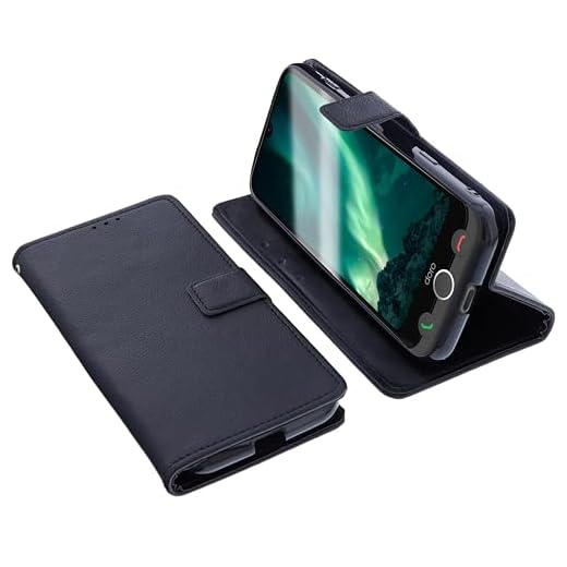 foto-kontor Tasche kompatibel mit Doro Aurora A30 / A31 Schutzhülle schwarz Book Style Case Handy Schutz Hülle Buch Wallet Handyhülle Cover Klapphülle Ständer Handytasche