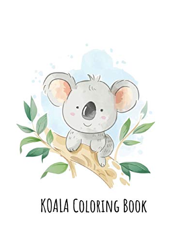 Koala Coloring Book: Koala Toy Gifts for Toddlers, Kids ages 4-8, Girls Ages 8-12 or Adult Relaxation | Cute Stress Relief Animal Birthday Coloring Book Made in USA image 3
