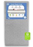 Delta Children Sweet Beginnings Dual Sided Baby Crib Mattress and Toddler Mattress, GREENGUARD Gold and CertiPUR-US Certified, Firm Plant-Based Foam, Waterproof, 5 Year Warranty, Made in USA