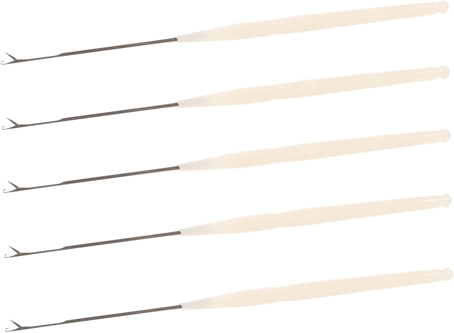 JEWEDECO 5pcs Bead Needles Threading Tools for Jewelry Making Easy to Use Beading Needles for Crafts and Bracelet Creation Suitable for Beginners and Experts