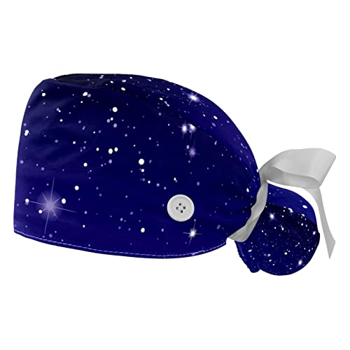 Chapeaux bouffants JDEZ avec motif nuit étoilée et bandeau ajustable