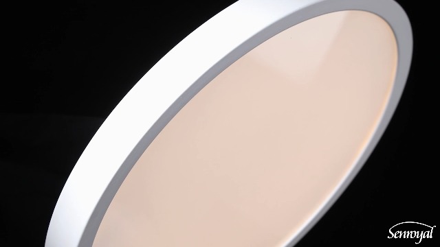 Image of 10 Inch LED Flush Mount Ceiling Light, Slim Dimmable Light Fixture Ceiling Mount for Kitchen, Bedroom, Metal and Glass Flush Ceiling Light Fixture for Low Ceiling, White, 17W, 3000K, 2 Pack