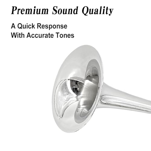 image for ModouString Bb Tenor Slide Trombone – B Flat Brass Trombone Nickel P