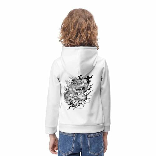 Motif vectoriel enfants pour ce pullover original et drôle avec capuche - 4
