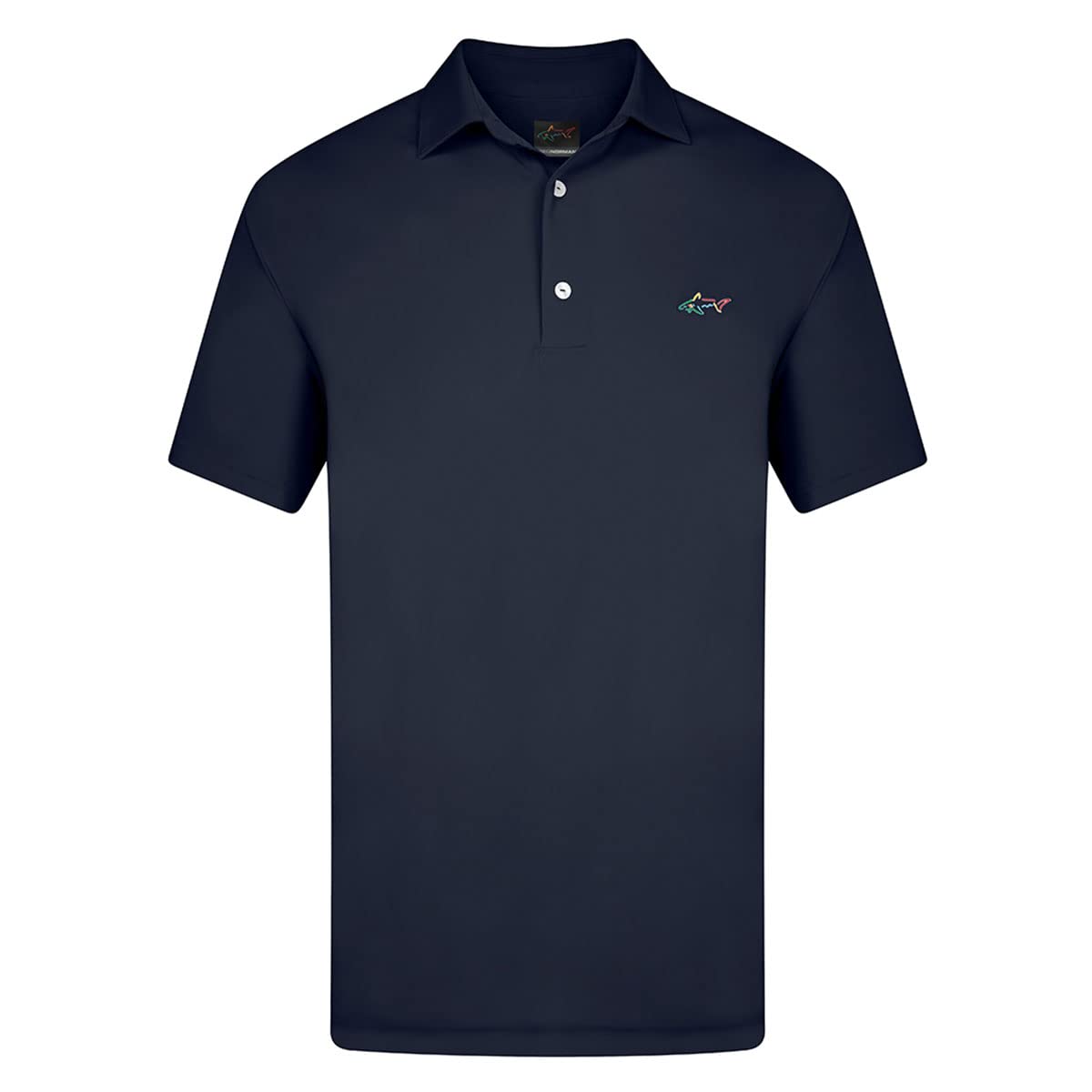 Greg Norman Men's Freedom Micro Pique Polo, Navy, XXL