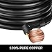 Mophorn 50Ft 40 Amp RV Extension Cord Durable Premium Power Cord RV 40 Amp Extension Cord Copper Wire RV Cord Power Supply Cable for Trailer Motorhome Camper