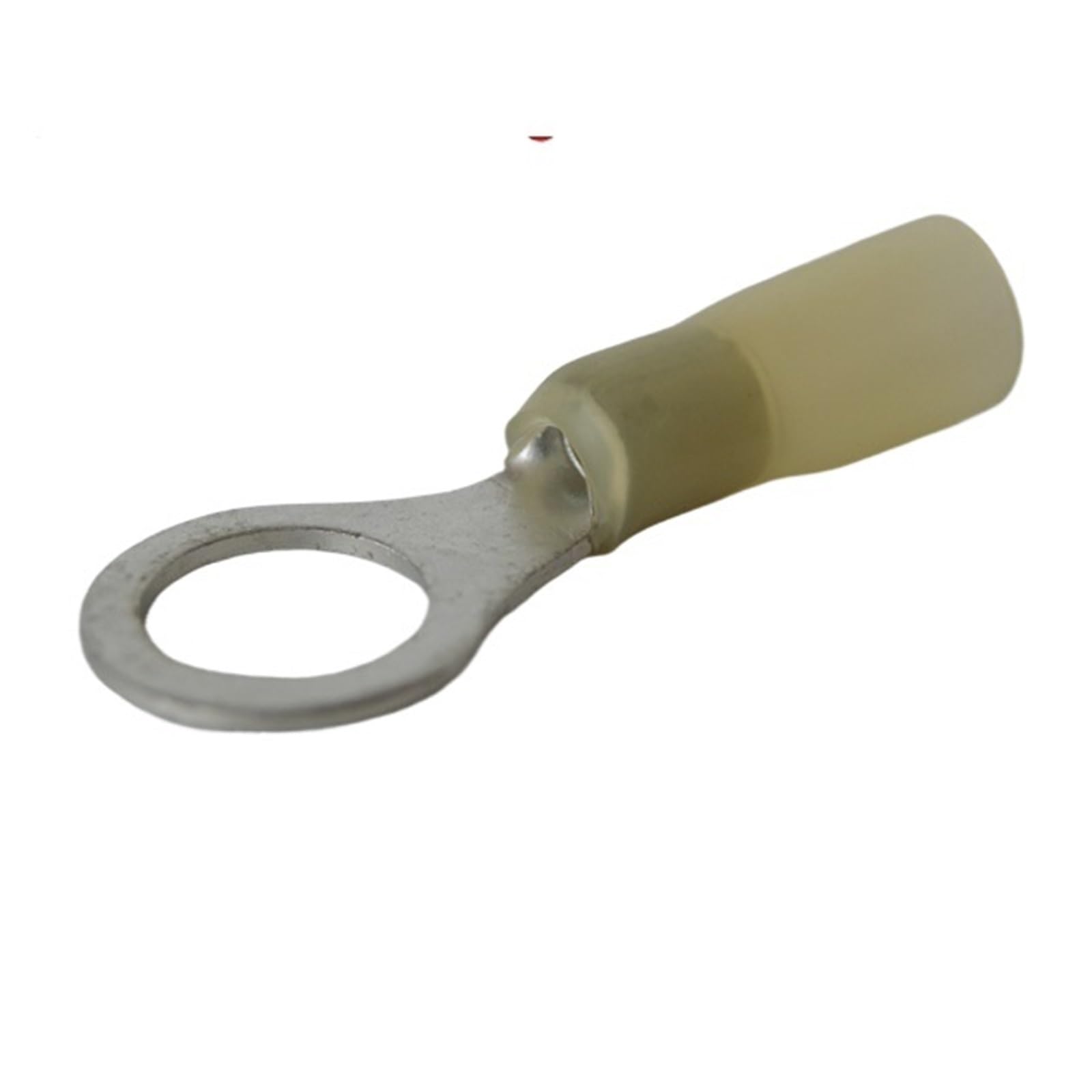 Terminal termorretráctil aislado conector de Cable eléctrico 12-10 AWG anillo amarillo M4 M5 M6 M8 M10 M12 Para Engarzar Bricolaje y Electricistas