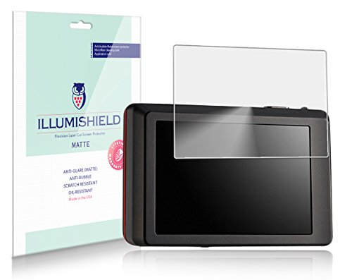 iLLumiShield Matte Screen Protector Compatible with Universal 2.7 inch (3-Pack) Anti-Glare Shield Anti-Bubble and Anti-Fingerprint PET Film