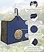Gydoty Hay Feeder for Goats and Horses - Slow Feed Design, Heavy Duty Hanging Hay Bag for Barn, Trailer & Paddock, Easy to Hang & Clean(2pcs, Navy Blue)