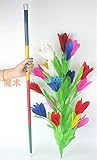Truco mágico Silk & Cane Magic Tricks Bastón del arco iris a la flor