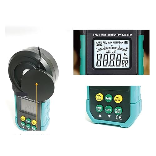 Instrument de mesure d'éclairage luxmètre compact à haute précision - 2