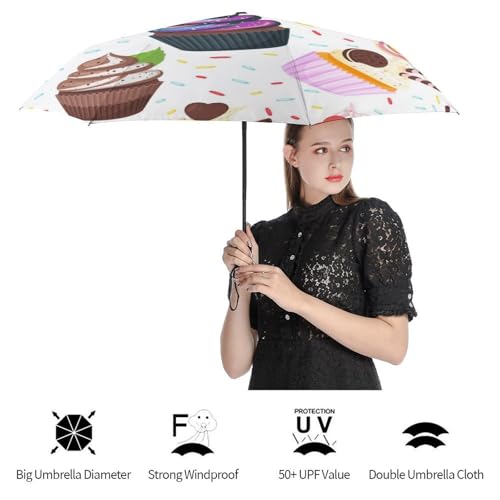 Parapluie automatique à ouverture rapide et pliage compact - 4