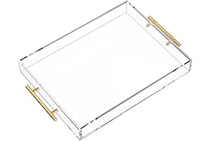 NIUBEE Clear Serving Tray - The Epitome of Practical Elegance