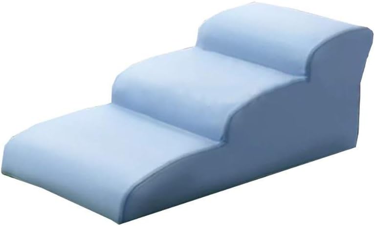 Pet Stair Paradise Pet Daily Necessities Climbing Ladder Toy Leisure Entertainment Toys Waterproof PU Stairs Steps (Blue)