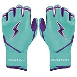 BRUCE BOLT Signature Series Long Cuff Batting Gloves - Ketel Marte Edition - Marte Teal - Youth Medium