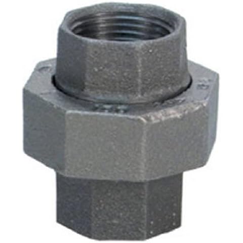 Anvil International 8700162855, Malleable Iron Pipe Fitting, Union, 1/4" NPT Female, Black Finish Cover