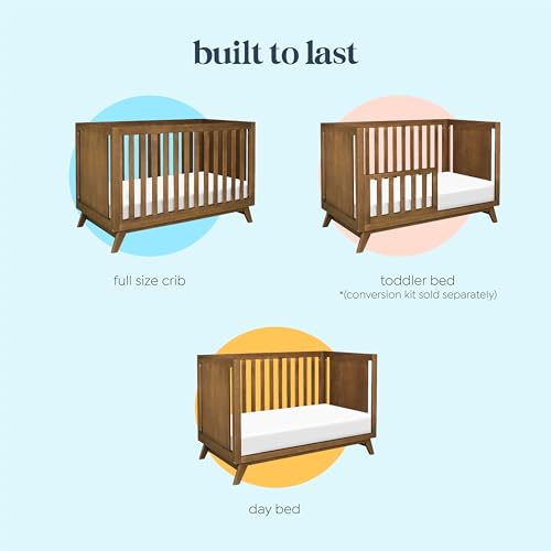 Davinci Otto 3-in-1 Convertible Crib in Walnut, Greenguard Gold Certified - image 6