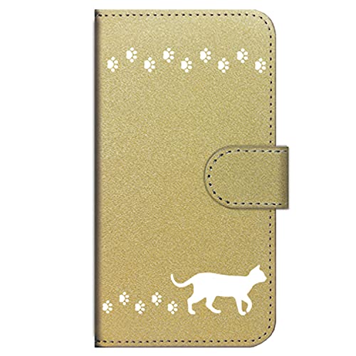 �K�[���Y�l�I �ėp AQUOS wish5 SH-52F �ƌ݊����̂���P�[�X �蒠�^ �X�}�z�P�[�X �g�уJ�o�[ �ϏՌ� (�˂��̂��U��/�z���C�g) SHARP SH-52F-PD-GDR-YSZ-0142