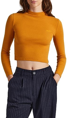 Pepe Jeans Winona Perkins T-Shirt, Amarillo (Ochre Yellow), L para Mujer