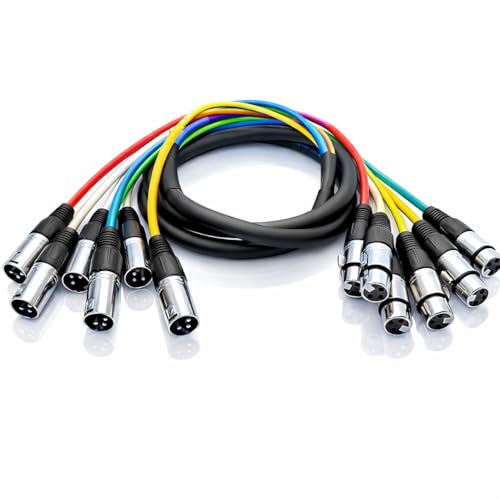 SARLX-6x6 6-Channel XLR Patch Snake Cable, 6 ft