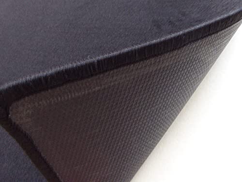 Hochwertige Bürostuhlunterlage schwarz anthrazit grau beige Velour Teppich 120x 100 140 x 100 160 x 100 (Anthrazit, 100 cm x 140 cm)
