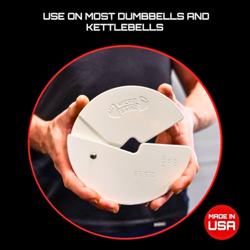 Image of Micro Gainz 2.5LB Dumbbell Fractional Weight Plates, 4-Piece
