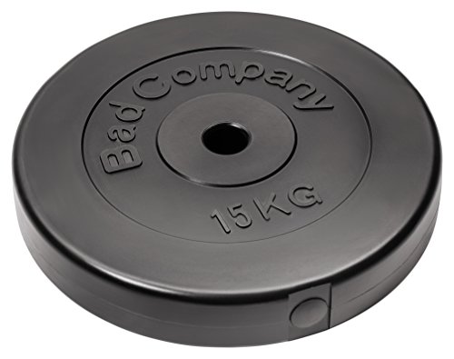 Disques d'haltères 30/31 mm en plastique par paire (1-30 kg) ou en kit (3-90 kg) I Poids pour haltères et haltères courts – Image 3